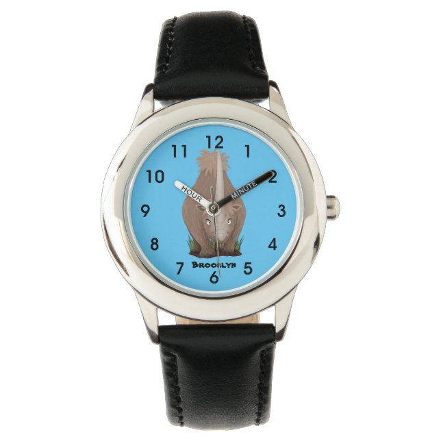 Niedlicher Cartoon Armbanduhr (Vorderseite)