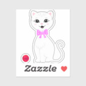 Niedlicher Cartoon Aufkleber (Blatt)