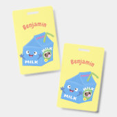 Niedlicher Cartoon Ausweis (Vorder- & Rückseite)