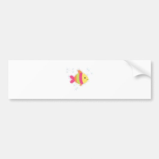 Niedlicher Cartoon Autoaufkleber (Vorne)