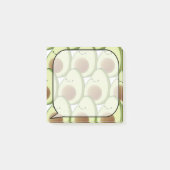 Niedlicher Cartoon Avocado Muster Custom Post-it Klebezettel (Vorderseite)