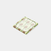 Niedlicher Cartoon Avocado Muster Custom Post-it Klebezettel (angewinkelt)