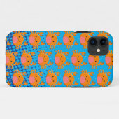 Niedlicher Cartoon Baby Crab Blue Ocean Case-Mate iPhone Hülle (Rückseite (Horizontal))