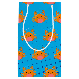 Niedlicher Cartoon Baby Crab Blue Ocean Kleine Geschenktüte