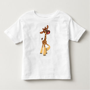 Niedlicher Cartoon Baby Giraffe Children T - Shirt