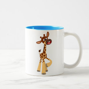 Niedlicher Cartoon Baby Giraffe Tasse