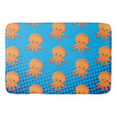 Niedlicher Cartoon Baby Octopus Badematte (Vorderseite)