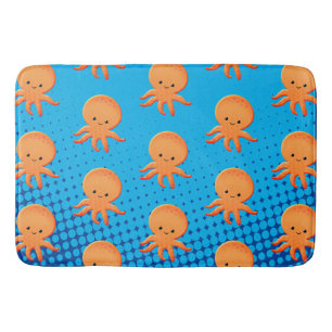 Niedlicher Cartoon Baby Octopus Badematte