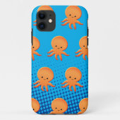 Niedlicher Cartoon Baby Octopus Case-Mate iPhone Hülle (Rückseite)