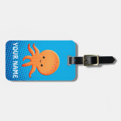 Niedlicher Cartoon Baby Octopus Gepäckanhänger (Vorderseite horizontal)