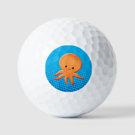 Niedlicher Cartoon Baby Octopus Golfball