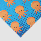 Niedlicher Cartoon Baby Octopus Seidenpapier (Ausschnitt)