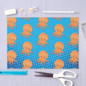 Niedlicher Cartoon Baby Octopus Seidenpapier (Handwerk)