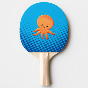 Niedlicher Cartoon Baby Octopus Tischtennis Schläger