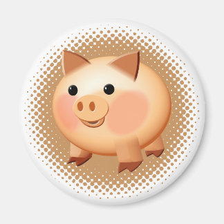 Niedlicher Cartoon Baby Pig Magnet