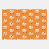 Niedlicher Cartoon Baby Pig Muster Geschenkpapier Set (Vorderseite 2)