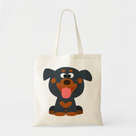 Niedlicher Cartoon Baby Rottweiler Bag Tragetasche