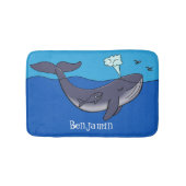 Niedlicher Cartoon Badematte (Vorderseite)