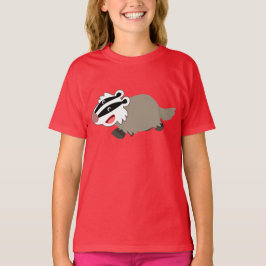 Niedlicher Cartoon Badger Women T - Shirt