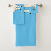 Niedlicher Cartoon Badhandtuch Set (Insitu)