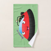 Niedlicher Cartoon Badhandtuch Set (Handtuch)