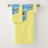 Niedlicher Cartoon Badhandtuch Set (Insitu)
