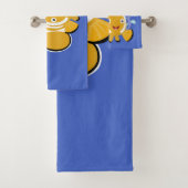 Niedlicher Cartoon Badhandtuch Set (Insitu)
