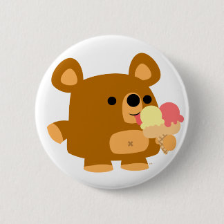 Niedlicher Cartoon Ball mit Balls :) Taste Abzeich Button