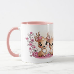 Niedlicher Cartoon Bambi Liebhaber Herzenslust Val Tasse