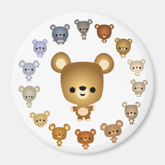 Niedlicher Cartoon Bär Babies Magnet