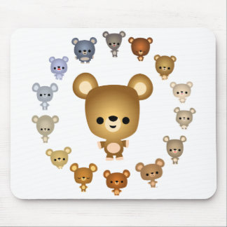 Niedlicher Cartoon Bär Babies Mousepad