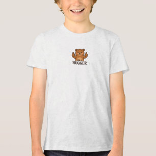 Niedlicher Cartoon Bär ich bin ein Hugger Funny An Tri-Blend Shirt