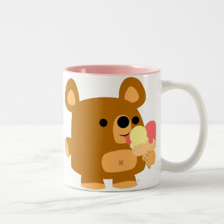 Niedlicher Cartoon-Bär mit Bällen:) Tasse