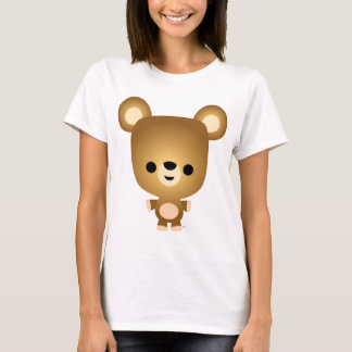 Niedlicher Cartoon Bärenkuppe T - Shirt