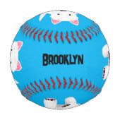 Niedlicher Cartoon Baseball (Rückseite)