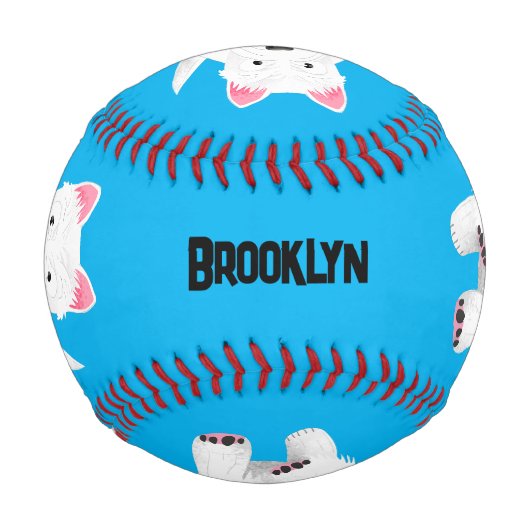 Niedlicher Cartoon Baseball (Vorderseite)
