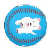 Niedlicher Cartoon Baseball (Vorderseite Links)