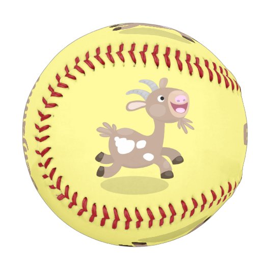 Niedlicher Cartoon Baseball (Vorderseite Links)