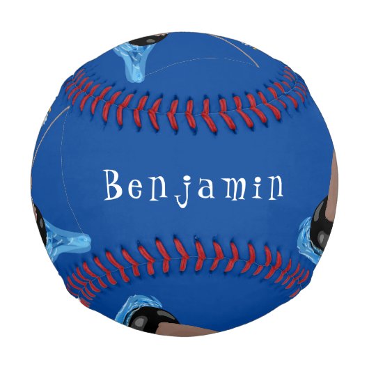 Niedlicher Cartoon Baseball (Vorderseite)