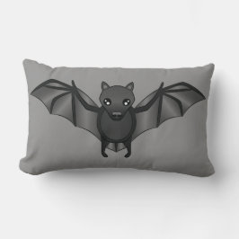 Niedlicher Cartoon Bat Halloween Illustration Lendenkissen