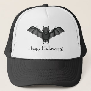 Niedlicher Cartoon Bat Halloween Illustration Truckerkappe