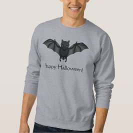 Niedlicher Cartoon-Bat und glücklicher Halloween-T Sweatshirt