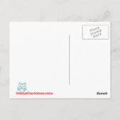 Niedlicher Cartoon Beagle mit anpassbarem Text Postkarte (Rückseite)