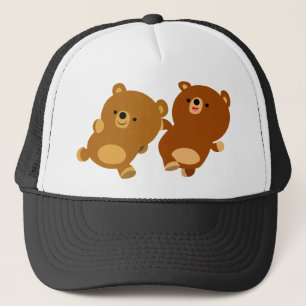 Niedlicher Cartoon Bears Hat Truckerkappe