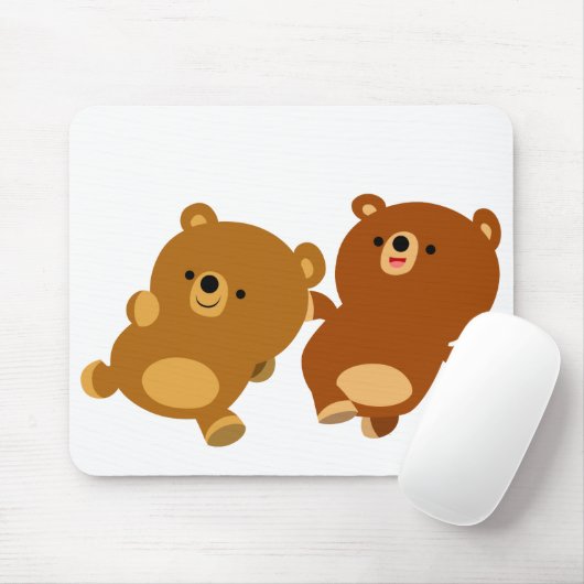 Niedlicher Cartoon Bears Mousepad (Mit Mouse)
