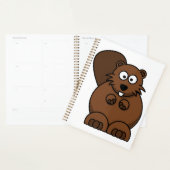 Niedlicher Cartoon Beaver Funny Woodland Tier Planer (Anzeige)