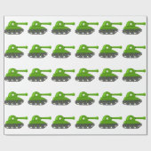 Niedlicher Cartoon-Behälter Geschenkpapier (Flach)