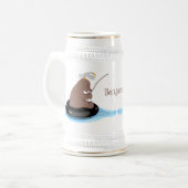 Niedlicher Cartoon Bierglas (Vorderseite Links)