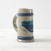 Niedlicher Cartoon Bierglas (Vorderseite Links)