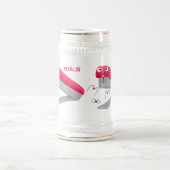 Niedlicher Cartoon Bierglas (Mittel)